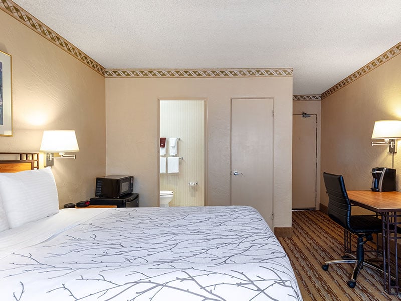 Queen Room at Travelodge Seattle Center, Washington - 1