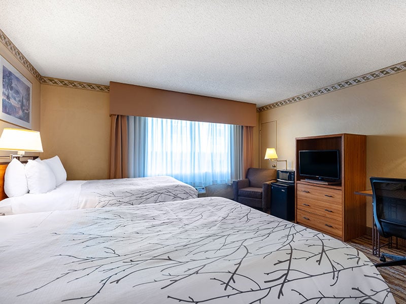 Two Queen Room at Travelodge Seattle Center, Washington - 1